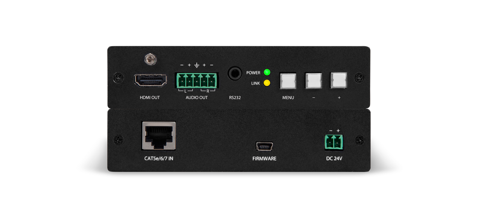 HDBaseT to HDMI Scaler Receiver with Display Control