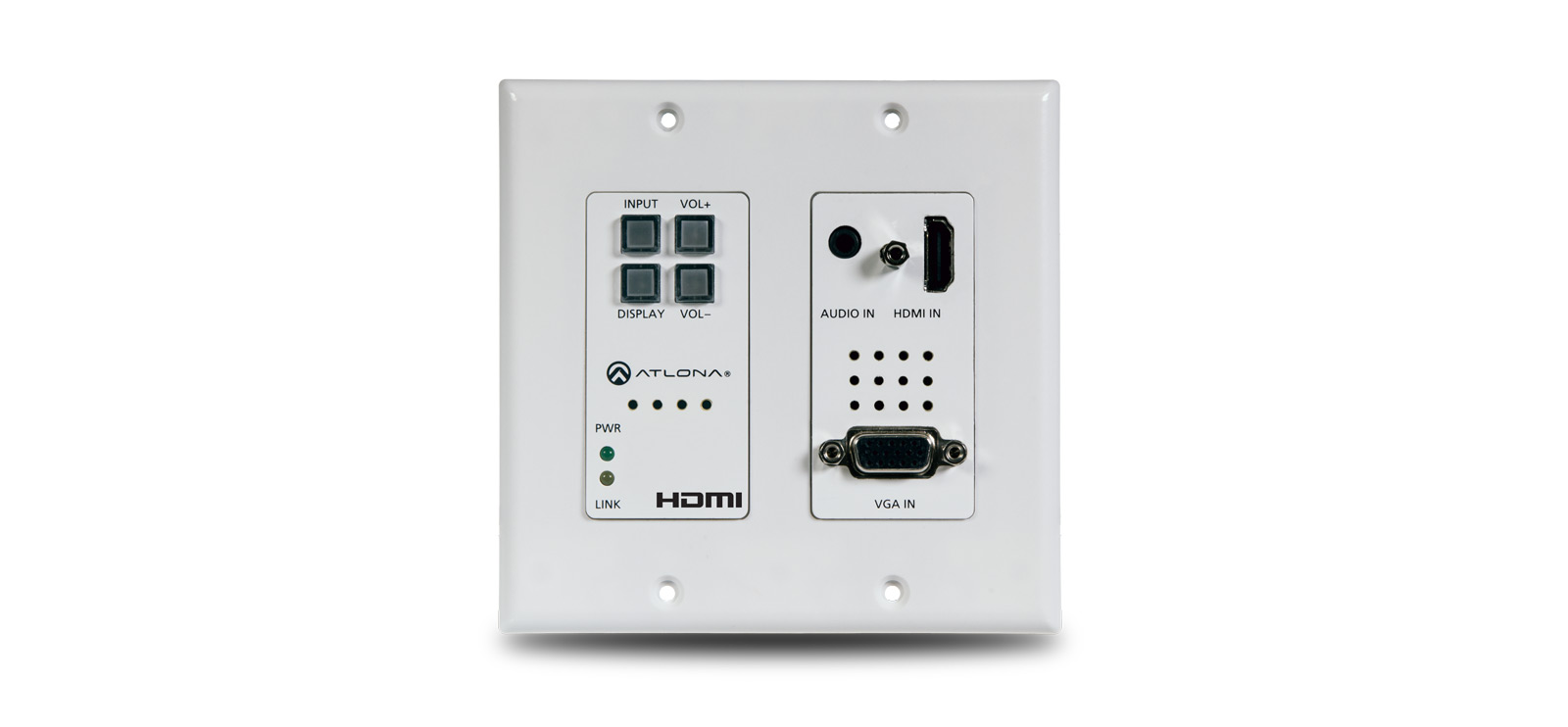 AT-HDVS-200-TX-WP with Ethernet port concealed