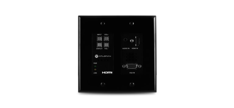 AT-HDVS-200-TX-WP-BLK with Ethernet port concealed