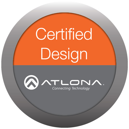 Certified Logo Atlona® Av Solutions Commercial And Education