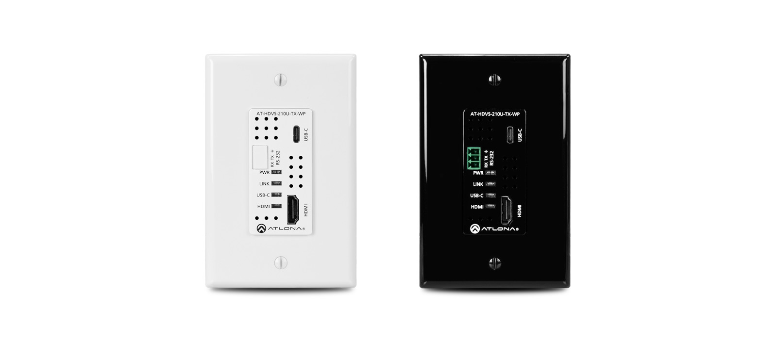 Wallplate Hdbaset Tx Rx For Hdmi And Usb C Atlona Av Solutions Commercial Residential